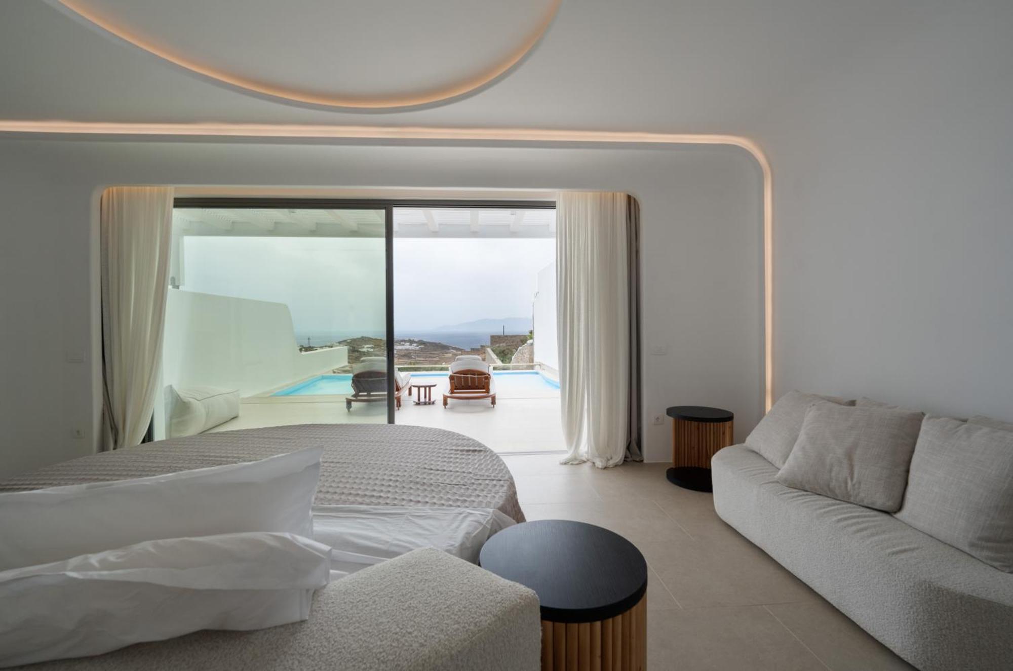 Muse Of Mykonos Luxury Suites Mykonos Town ภายนอก รูปภาพ