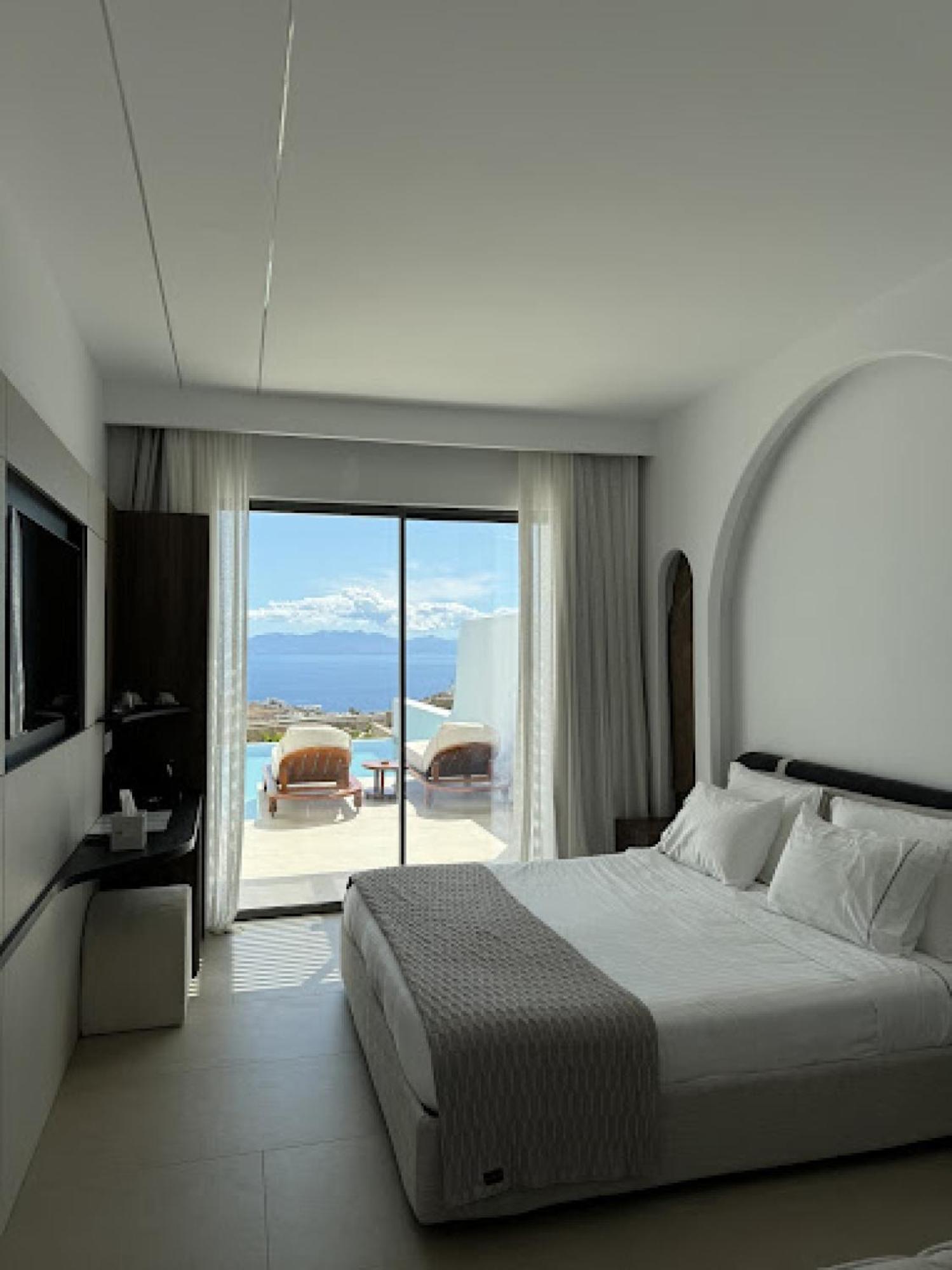 Muse Of Mykonos Luxury Suites Mykonos Town ภายนอก รูปภาพ
