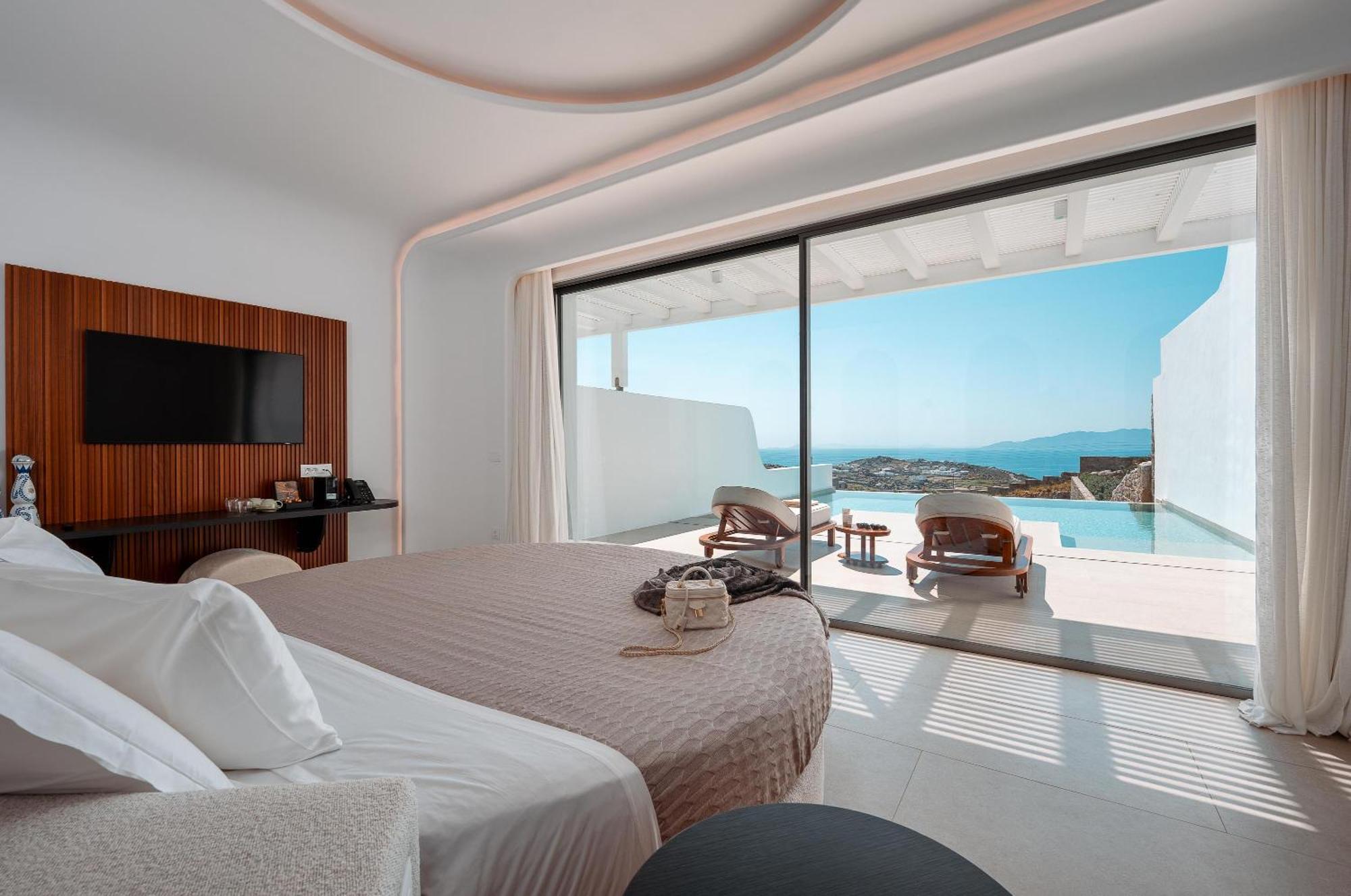 Muse Of Mykonos Luxury Suites Mykonos Town ภายนอก รูปภาพ